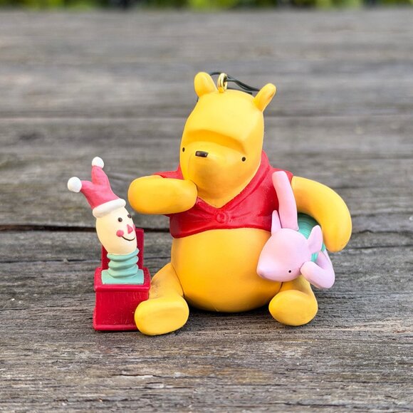 Vintage Lot Of 5 Winnie The Pooh Christmas Ornaments Hallmark and Disney Light - Picture 10 of 15